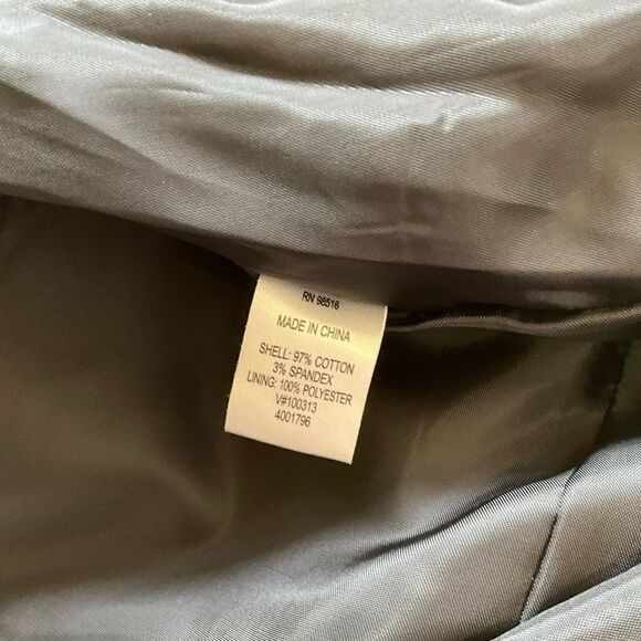 Coldwater Creek Women’s Brown Floral Zip Jacket Size 8 Ruched 3/4 Sleeves - Picture 15 of 16